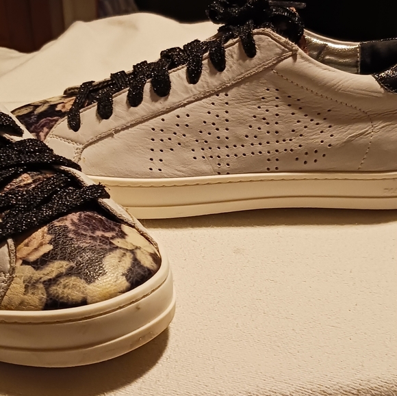 Like new P448 John's floral/python print women's sneakers size EU38 - Picture 5 of 8